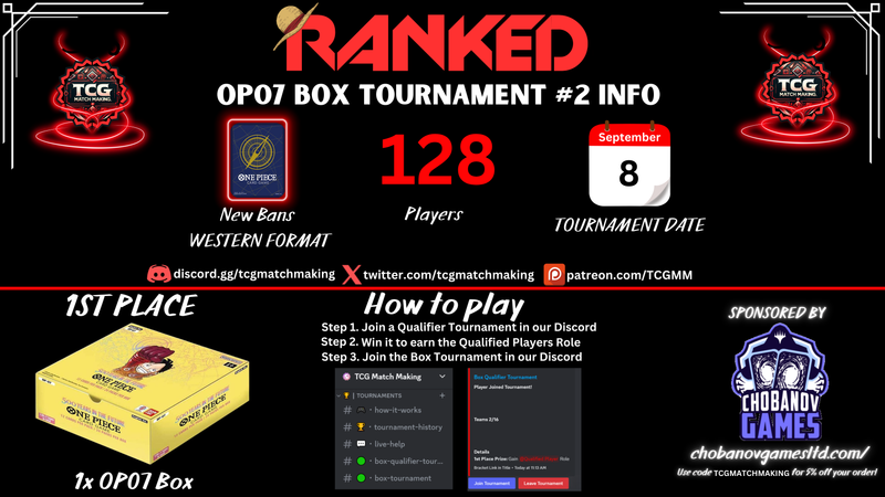🏆Weekly Box Tournaments Are Live!🏆