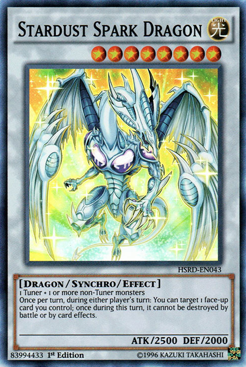 Dragón Chispa de Polvo Estelar [HSRD-EN043] Súper Raro 