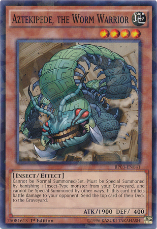 Aztekipede, el Guerrero Gusano [BP03-EN041] Shatterfoil Raro 
