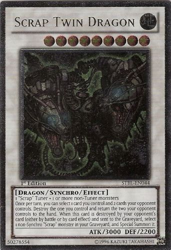 Dragón Gemelo de Chatarra [STBL-EN044] Raro Supremo 