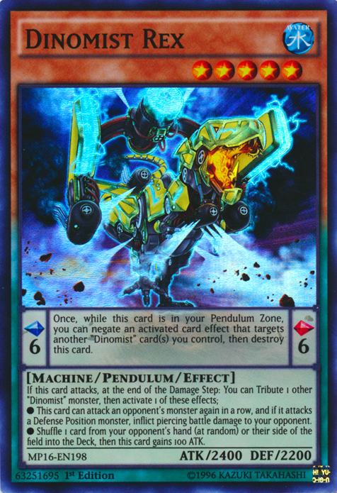 Dinomist Rex [MP16-EN198] Súper Raro 