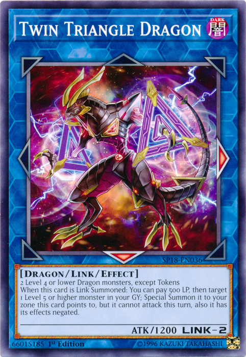 Dragón Triángulo Gemelo [SP18-EN036] Común 