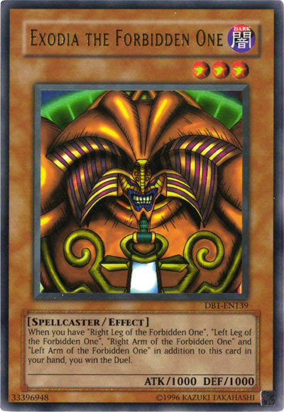 Exodia el Prohibido [DB1-EN139] Ultra Raro 