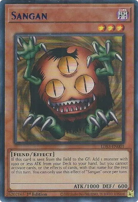Sangan (Azul) [LDS3-EN001] Ultra Raro 