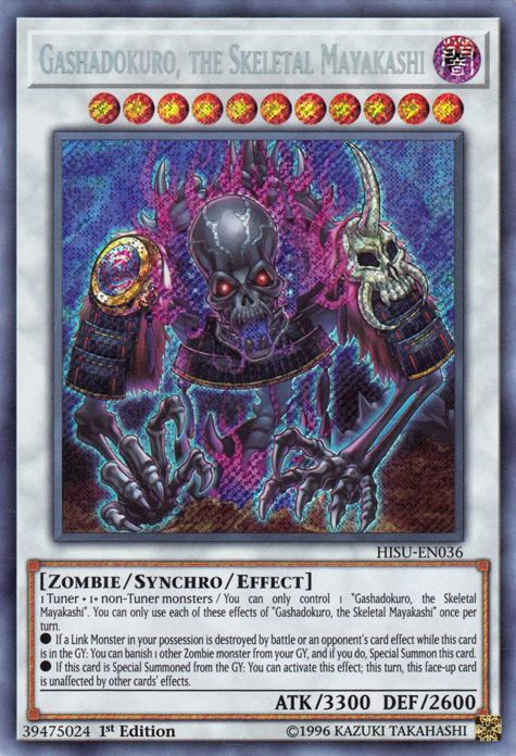 Gashadokuro, el Mayakashi esquelético [HISU-EN036] Secreto Raro 