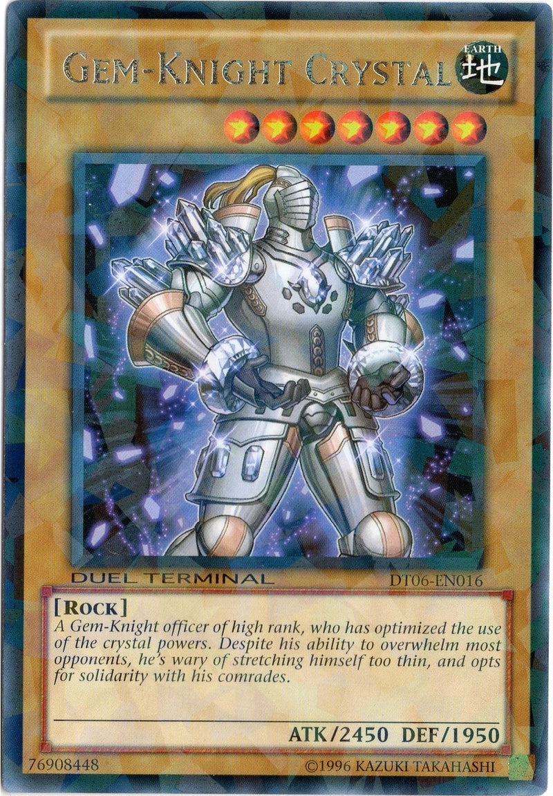 Cristal de Caballero Gema [DT06-EN016] Raro 