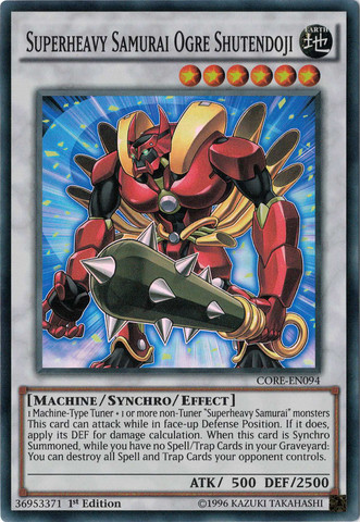 Superpesado Samurai Ogre Shutendoji [CORE-EN094] Súper Raro 