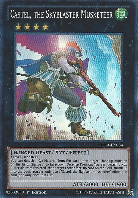 Castel, el Mosquetero Skyblaster [DUEA-EN054] Súper Raro 
