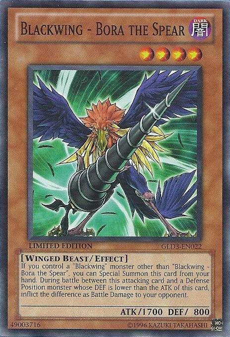 Blackwing - Bora la Lanza [GLD3-EN022] Común 