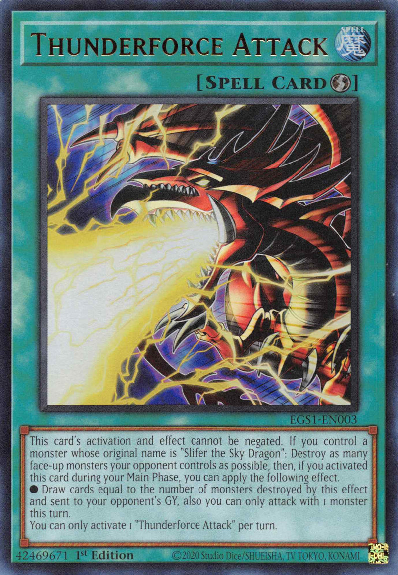 Ataque de Fuerza de Trueno [EGS1-EN003] Ultra Raro 