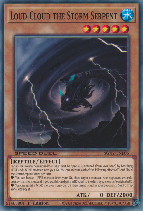 Nube ruidosa la serpiente de tormenta [SGX2-ENE06] Común 