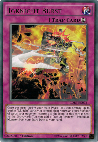 Igknight Burst [CORE-EN073] Raro 