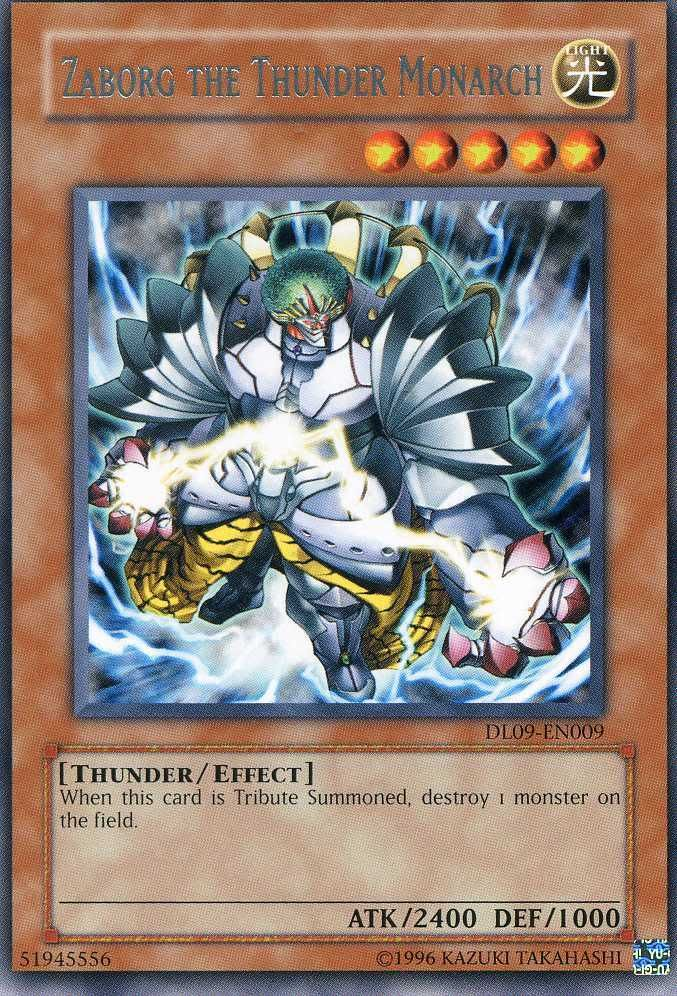 Zaborg el Monarca del Trueno (Plata) [DL09-EN009] Raro 