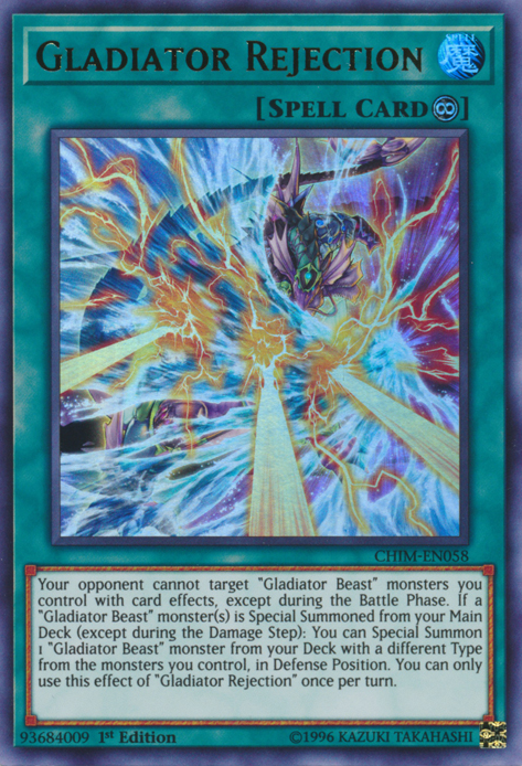 Rechazo del Gladiador [CHIM-EN058] Ultra Raro 