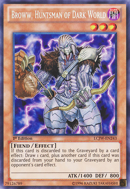Broww, Cazador del Mundo Oscuro [LCJW-EN243] Secreta Rara 