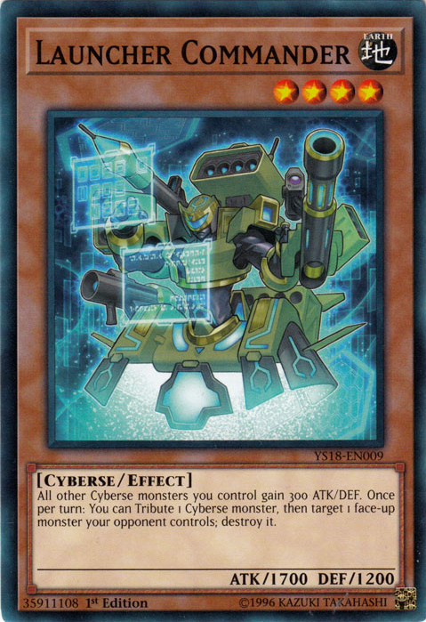 Comandante de Lanzador [YS18-EN009] Común 