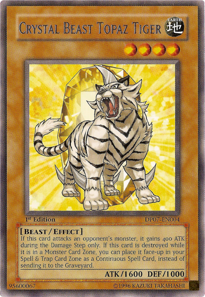 Bestia de Cristal Tigre Topacio [DP07-EN004] Raro 