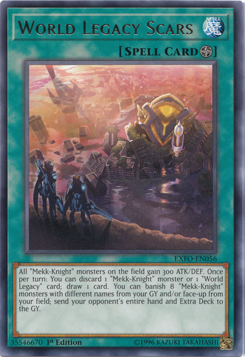 Cicatrices del Legado Mundial [EXFO-EN056] Raro 