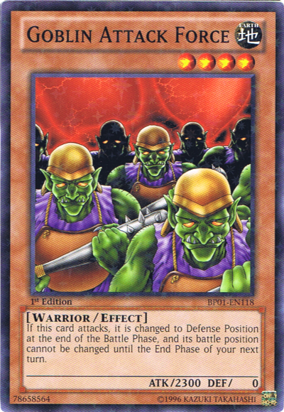 Fuerza de Ataque Goblin [BP01-EN118] Starfoil Rare 