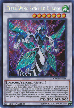 Dragón Sincro Ala Clara [CROS-EN046] Secreto Raro 