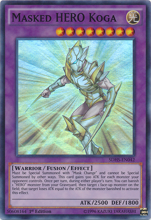 Héroe Enmascarado Koga [SDHS-EN042] Súper Raro 