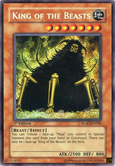 Rey de las Bestias [RGBT-EN086] Secreta Rara 
