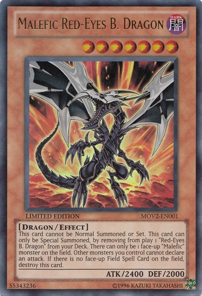 Dragón Maléfico de Ojos Rojos [MOV2-EN001] Ultra Raro 