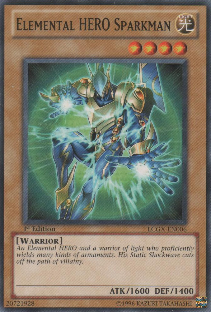 HÉROE Elemental Sparkman [LCGX-EN006] Común 