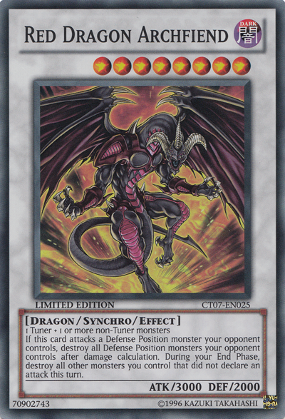 Archidemonio Dragón Rojo [CT07-EN025] Súper Raro 