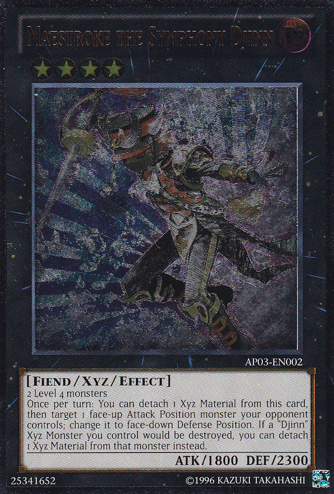 Maestroke el Djinn de la Sinfonía [AP03-EN002] Rareza Suprema 
