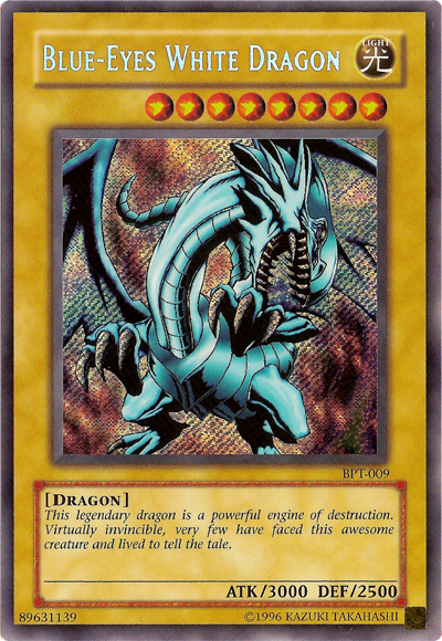 Dragón Blanco de Ojos Azules [BPT-009] Secreto Raro 