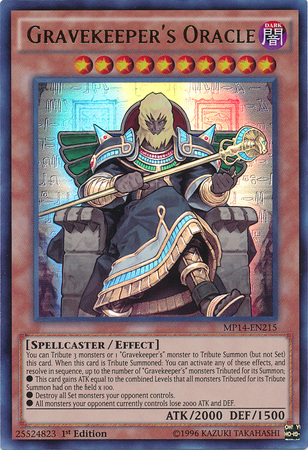 Oráculo del Guardián de la Tumba [MP14-EN215] Ultra Raro 