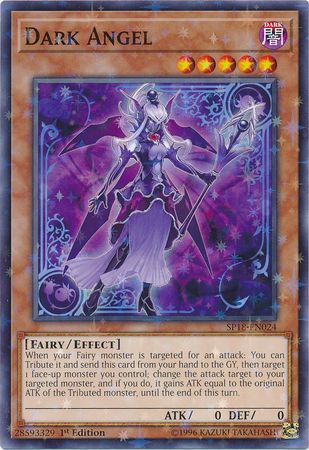 Ángel Oscuro [SP18-EN024] Starfoil Raro 