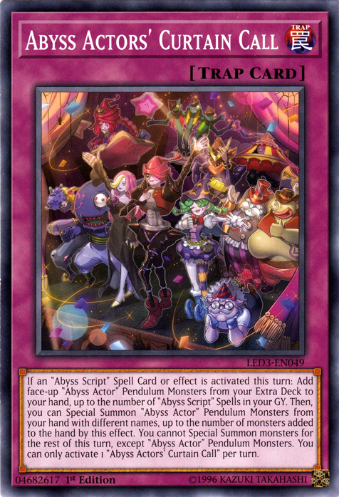 Abyss Actors' Curtain Call [LED3-EN049] Común 