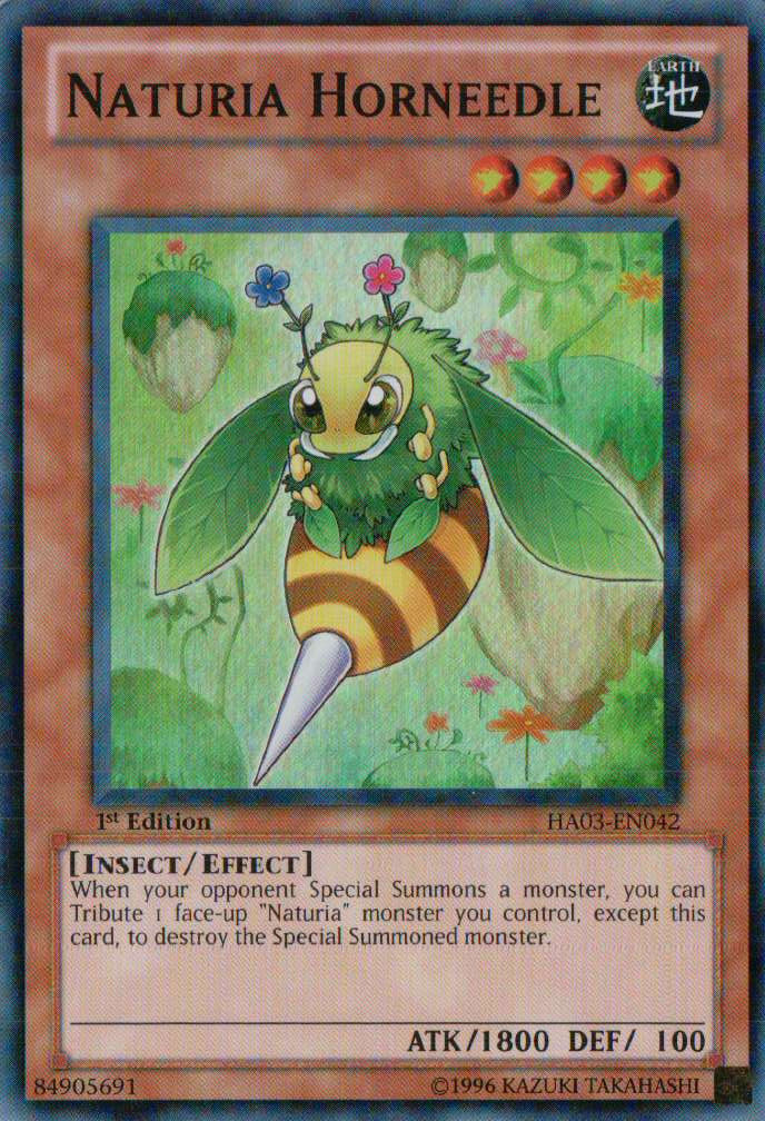 Naturia Horneedle [HA03-EN042] Súper Rara 