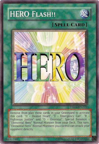 ¡¡HERO Flash!! [DR04-EN222] Común 