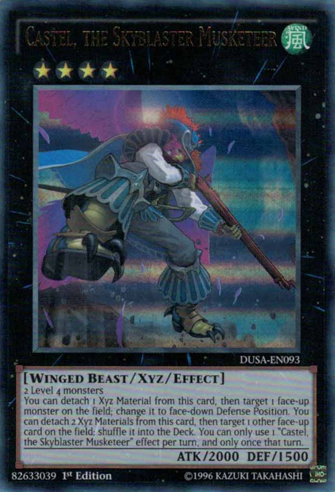 Castel, el mosquetero Skyblaster [DUSA-EN093] Ultra raro 