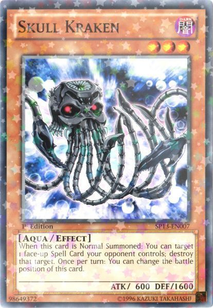 Kraken Calavera [SP13-EN007] Rara Starfoil 