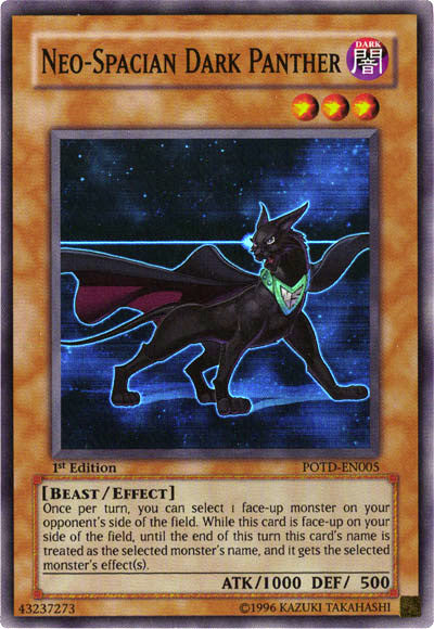 Neo-Espacial Pantera Oscura [POTD-EN005] Súper Rara 