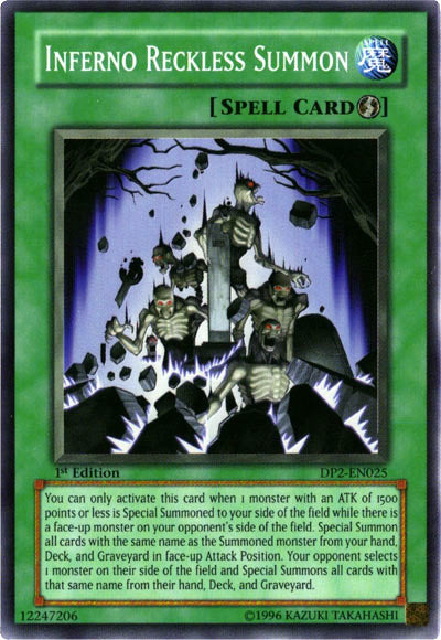 Invocación temeraria del infierno [DP2-EN025] Súper rara 