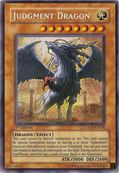 Dragón del Juicio [LODT-EN026] Secreto Raro 