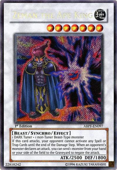 Zeman el Rey Mono [ABPF-EN097] Secreto Raro 