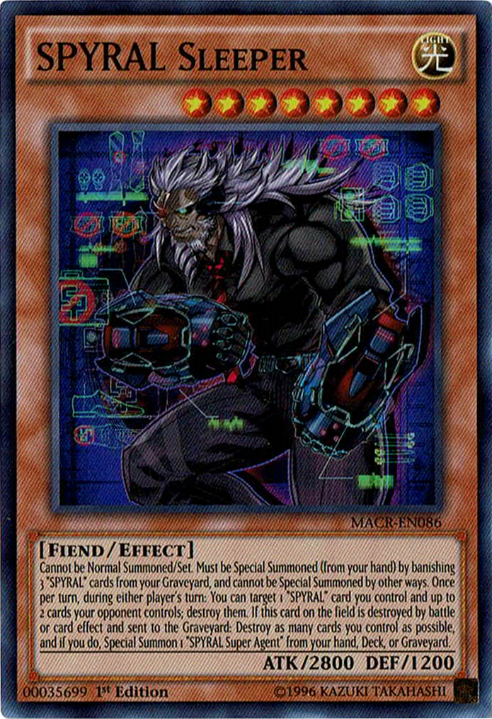 SPYRAL Sleeper [MACR-EN086] Súper Raro 