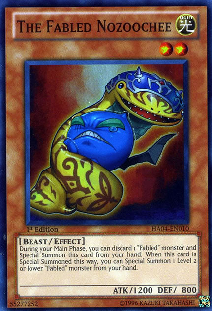 La legendaria Nozoochee [HA04-EN010] Súper rara 
