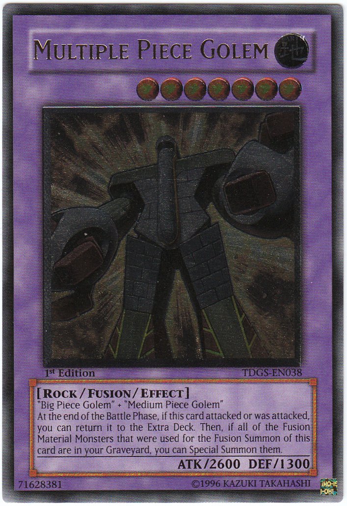 Golem de múltiples piezas [TDGS-EN038] Raro supremo 
