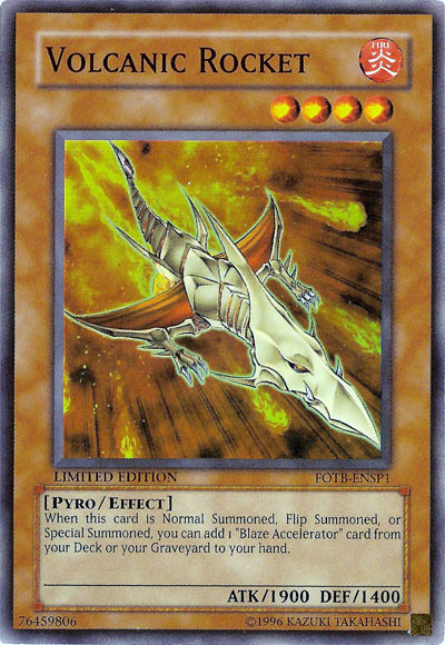 Cohete volcánico [FOTB-ENSP1] Súper raro 