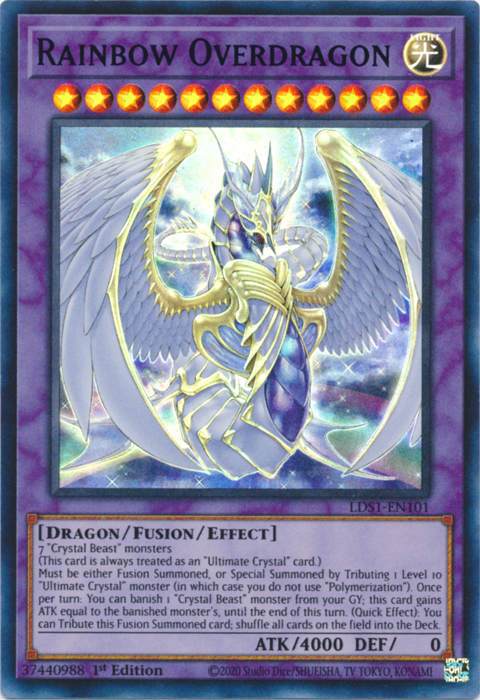 Dragón Arcoíris (Azul) [LDS1-EN101] Ultra Raro 