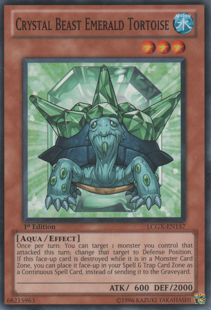Bestia de Cristal Tortuga Esmeralda [LCGX-EN157] Común 