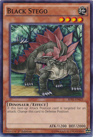 Estegosaurio negro [BP03-EN025] Común 