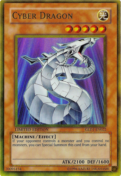 Dragón Cibernético [GLD1-EN022] Oro Raro 